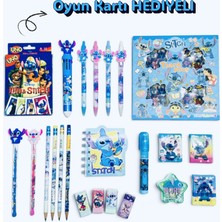 ÖZ OFİS Temalı Dev Kırtasiye Hediye Seti 2 (Kart Oyunu Hediye) - Defter, Kalem, Sticker & Silgi Seti Özel Kutulu