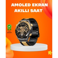 Amoled Akıllı Saat IP67 Su Geçirmez 3 Bileklikli Sağlık Takipli