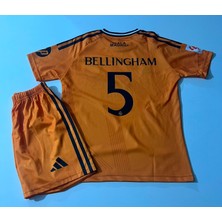 Candy Cup Reall-Madrid Bellingham Turuncu Yeni Sezon Çocuk 2li Set Forma