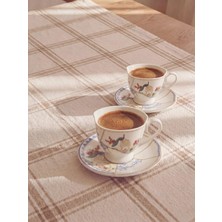 LC Waikiki Desenli Kahve Fincanı Takımı  (W6)