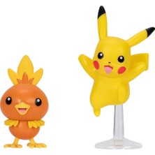 Meks Pok PKW3355 Pokemon Battle 2li Figür Seti Asorti