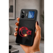 BG AKSESUAR General Mobile GM26 Pro Uyumlu Neon Desenli Kamera Korumalı Darbelere Dayanıklı Kılıf