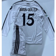 Candy Cup R.e.a.l'm.a.d.r.i.d' Arda Uzun Kollu 15 Numara  Çocuk Forması 2li Set