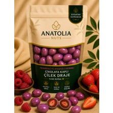 Anatolia Nuts Frambuaz ve Ahududu Aromalı Çikolata Kaplı Çilek Draje