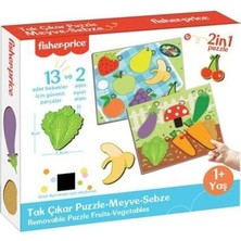 Meks FP2793  Tak Çikar Puzzle Meyve Sebze