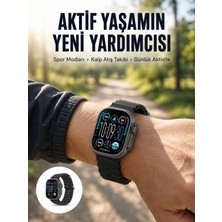 Amoled Ultra Akıllı Saat 15 Gün Batarya Güçlü Ekran Yeni Nesil