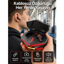 Profesyonel Tws Işıklı Kablosuz Bluetooth Kulaklık Oyuncu Kulaklığı