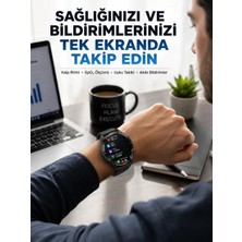 Akıllı Saat Yeni Model Sesli Asistan Bildirim Görme Bluetooth Bağlantılı Müzik Dinleme