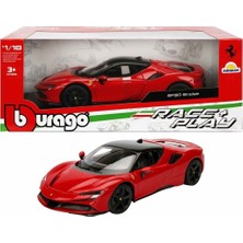 Meks 16015 1:18 Ferrari SF90 Stradale Model Araba -Sunman