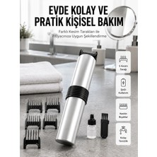 Yeni Nesil Profesyonel Şarjlı Saç Sakal Tıraş Makinesi Ayarlanabilir 4 Taraklı