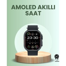 Ultra Akıllı Saat Amoled Display 15 Gün Dayanıklı Batarya