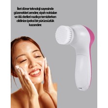 5 Başlıklı Yüz Masaj Aleti – Cilt Temizleme, Peeling, Siyah Nokta ve Gözenek Bakımı