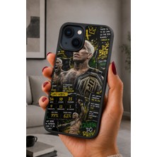 BG AKSESUAR iPhone 14 Plus Uyumlu Oliveira Desenli Kamera Korumalı Darbelere Dayanıklı Kılıf