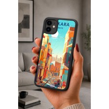 BG AKSESUAR iPhone 11 Uyumlu Ankara Desenli Kamera Korumalı Darbelere Dayanıklı Kılıf