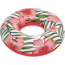 Simit Palmiye Desenli Pembe 119 cm (Lisinya)