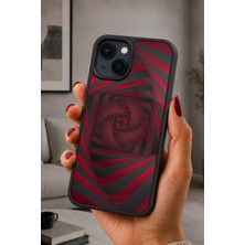 BG AKSESUAR iPhone 15 Uyumlu Tünel Desenli Kamera Korumalı Darbelere Dayanıklı Kılıf