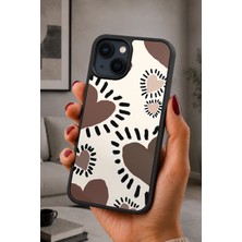 BG AKSESUAR iPhone 14 Plus Uyumlu Romantik Desenli Kamera Korumalı Darbelere Dayanıklı Kılıf