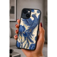 BG AKSESUAR iPhone 14 Plus Uyumlu Kuş Desenli Kamera Korumalı Darbelere Dayanıklı Kılıf