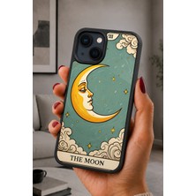 BG AKSESUAR iPhone 14 Plus Uyumlu Ayışığı Desenli Kamera Korumalı Darbelere Dayanıklı Kılıf