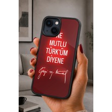 BG AKSESUAR iPhone 13 Mini Uyumlu Türküm Desenli Kamera Korumalı Darbelere Dayanıklı Kılıf