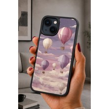 BG AKSESUAR iPhone 15 Uyumlu Balon Desenli Kamera Korumalı Darbelere Dayanıklı Kılıf