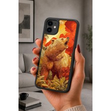 BG AKSESUAR iPhone 11 Uyumlu Bozayı Desenli Kamera Korumalı Darbelere Dayanıklı Kılıf