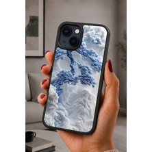 BG AKSESUAR iPhone 15 Uyumlu Çam Desenli Kamera Korumalı Darbelere Dayanıklı Kılıf