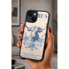 BG AKSESUAR iPhone 13 / 14 Uyumlu Taurus Desenli Kamera Korumalı Darbelere Dayanıklı Kılıf