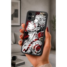 BG AKSESUAR iPhone 12 Uyumlu Oni Desenli Kamera Korumalı Darbelere Dayanıklı Kılıf