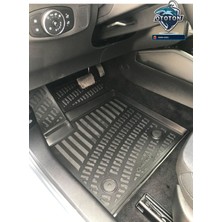 Rizline Ford Focus 2018 | Sağ Yolcuda Klips Yok Stw 3D Havuzlu Paspas Seti & Karton Koku