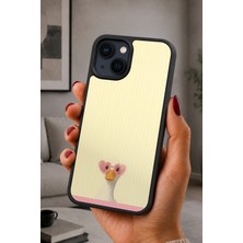 BG AKSESUAR iPhone 14 Plus Uyumlu Gözlük Desenli Kamera Korumalı Darbelere Dayanıklı Kılıf