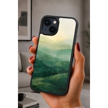 BG AKSESUAR iPhone 15 Uyumlu Vadi Desenli Kamera Korumalı Darbelere Dayanıklı Kılıf