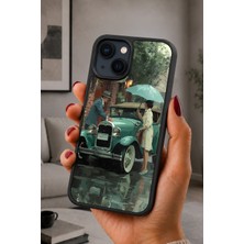 BG AKSESUAR iPhone 15 Uyumlu Cabrio Desenli Kamera Korumalı Darbelere Dayanıklı Kılıf