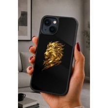 BG AKSESUAR iPhone 13 / 14 Uyumlu Aslanbaşı Desenli Kamera Korumalı Darbelere Dayanıklı Kılıf