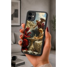 BG AKSESUAR iPhone 12 Uyumlu Mitoloji Desenli Kamera Korumalı Darbelere Dayanıklı Kılıf