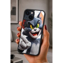 BG AKSESUAR iPhone 14 Plus Uyumlu Karikatür Desenli Kamera Korumalı Darbelere Dayanıklı Kılıf
