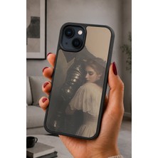BG AKSESUAR iPhone 15 Uyumlu Şövalyeaşkı Desenli Kamera Korumalı Darbelere Dayanıklı Kılıf