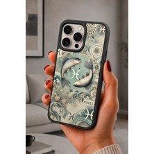BG AKSESUAR iPhone 14 Pro Max Uyumlu Balıkburcu Desenli Kamera Korumalı Darbelere Dayanıklı Kılıf