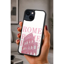 BG AKSESUAR iPhone 14 Plus Uyumlu Preppy Desenli Kamera Korumalı Darbelere Dayanıklı Kılıf