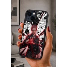 BG AKSESUAR iPhone 15 Uyumlu Manga Desenli Kamera Korumalı Darbelere Dayanıklı Kılıf