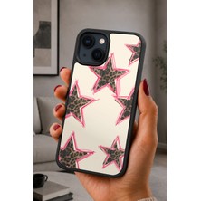 BG AKSESUAR iPhone 15 Uyumlu Pembe Desenli Kamera Korumalı Darbelere Dayanıklı Kılıf