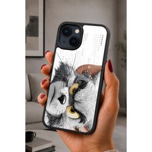 BG AKSESUAR iPhone 15 Uyumlu Tüylü Desenli Kamera Korumalı Darbelere Dayanıklı Kılıf