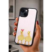BG AKSESUAR iPhone 15 Uyumlu Hayvan Desenli Kamera Korumalı Darbelere Dayanıklı Kılıf