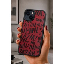 BG AKSESUAR iPhone 13 Mini Uyumlu Kahkaha Desenli Kamera Korumalı Darbelere Dayanıklı Kılıf