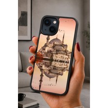 BG AKSESUAR iPhone 14 Plus Uyumlu Minare Desenli Kamera Korumalı Darbelere Dayanıklı Kılıf