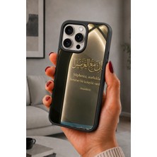 BG AKSESUAR iPhone 14 Pro Uyumlu Inşirah Desenli Kamera Korumalı Darbelere Dayanıklı Kılıf