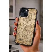BG AKSESUAR iPhone 14 Plus Uyumlu Keşif Desenli Kamera Korumalı Darbelere Dayanıklı Kılıf