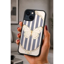 BG AKSESUAR iPhone 15 Uyumlu Kanat Desenli Kamera Korumalı Darbelere Dayanıklı Kılıf