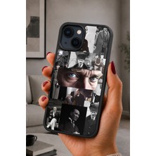 BG AKSESUAR iPhone 15 Uyumlu Devrim Desenli Kamera Korumalı Darbelere Dayanıklı Kılıf