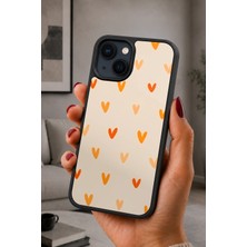 BG AKSESUAR iPhone 15 Uyumlu Turuncukalp Desenli Kamera Korumalı Darbelere Dayanıklı Kılıf
